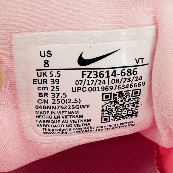 Nike Women's Air VaporMax Plus Pink Foam Playful Pink Sneakers FZ3614-686 Size 8 - Picture 11 of 11